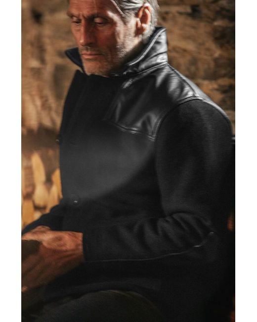 &SONS Trading Co Black Curtis Donkey Jacket for men
