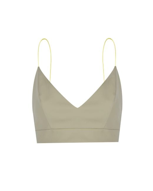 Mirimalist Green Bra Bustier