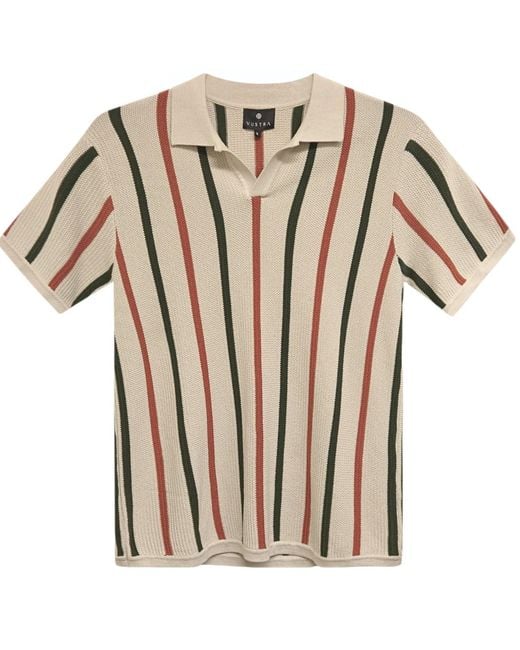 Vustra Multicolor Havana Nights Luxe Knit Polo for men