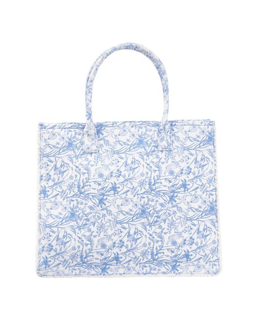 Fable England Bunny Blues Structured Tote