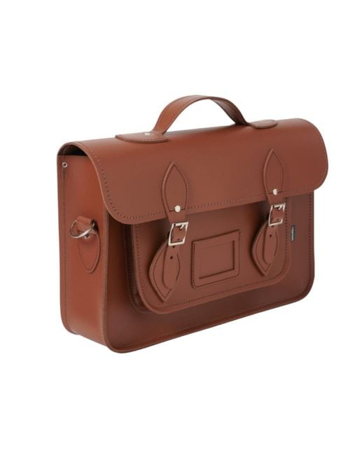 Zatchels Brown Handmade Leather Backpack Satchel