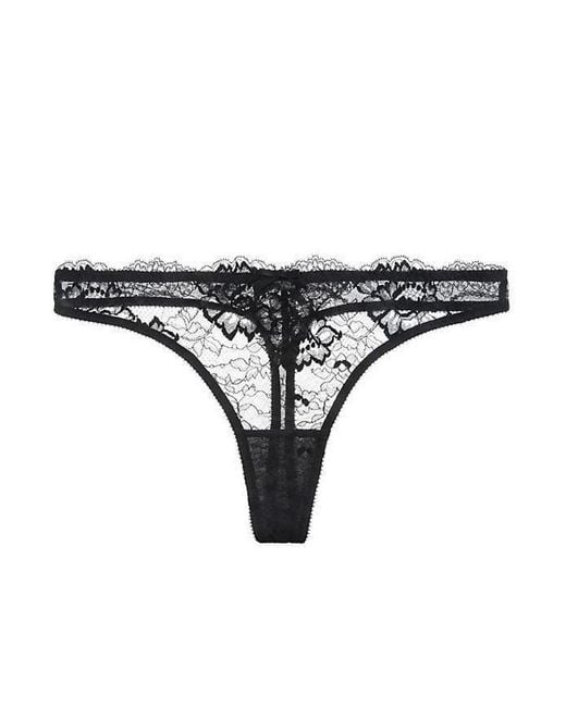 Journelle Black Isabel Thong Noir