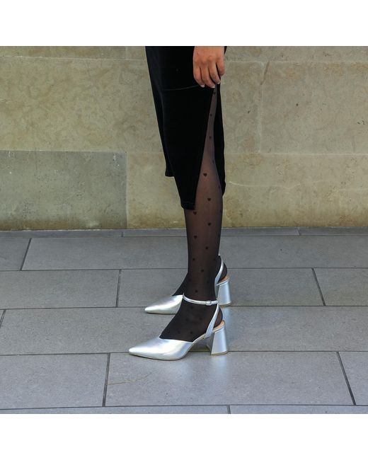 Alterre White Marilyn V Mule