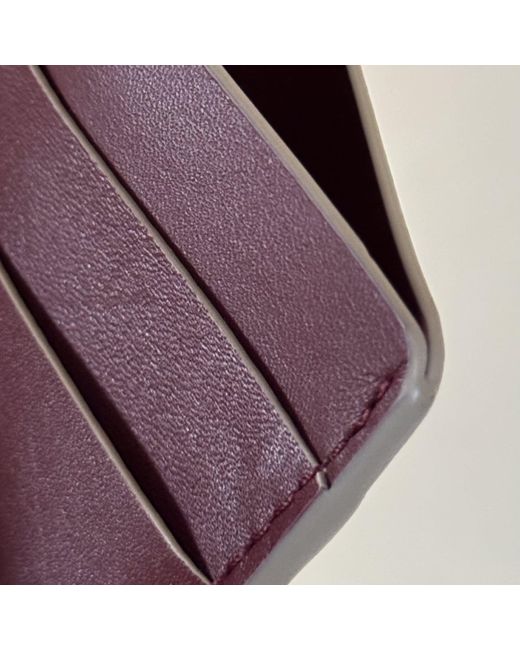 godi. Red Handmade Leather Card Case