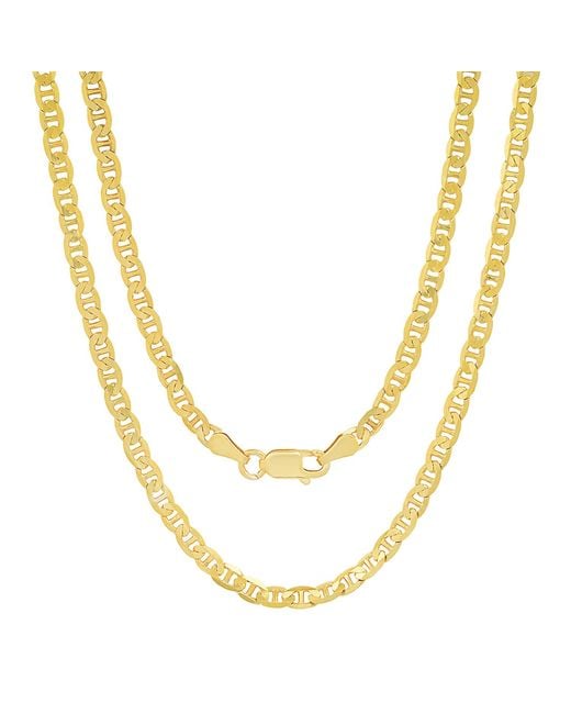 Kylie Harper Metallic Italian Petite 3.3Mm Gucci/Mariner Chain Necklace