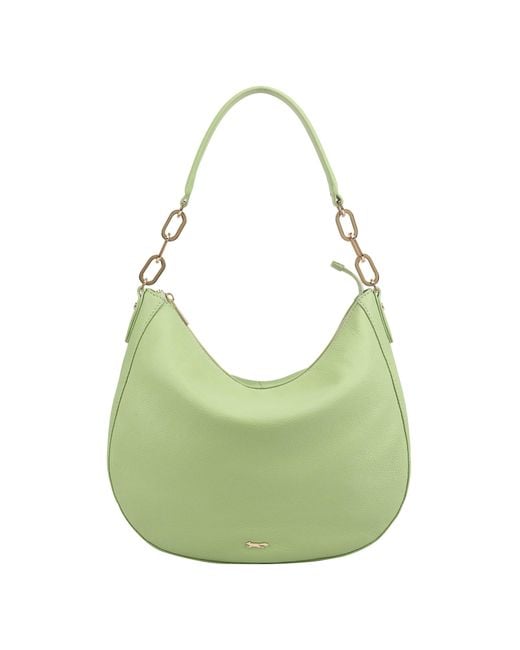 Paul Costelloe Green Bisbee Leather Shoulder Bag
