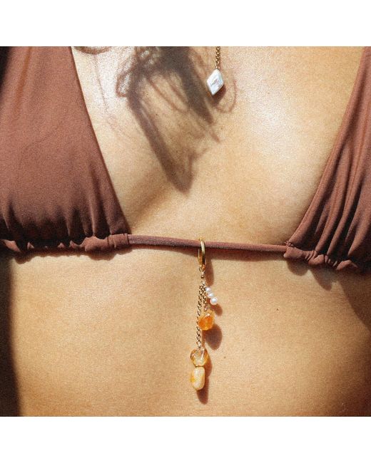 Marquise Swim Metallic Bikini Charm