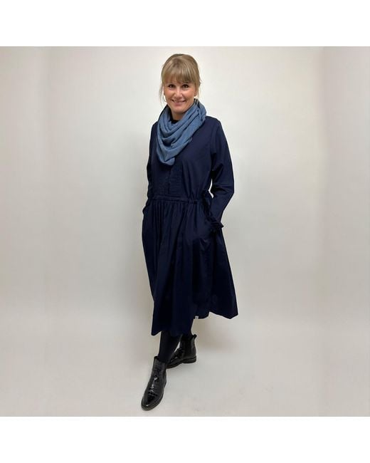 GROBUND Blue Rigmor Dress