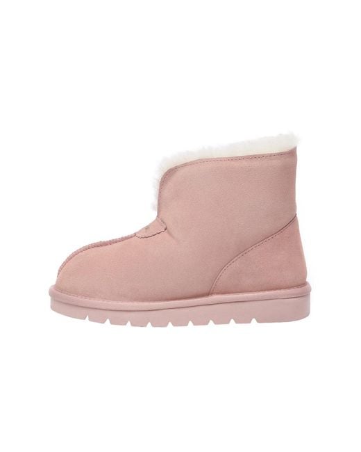 EverAu Australia Pink Owl Ankle Boots