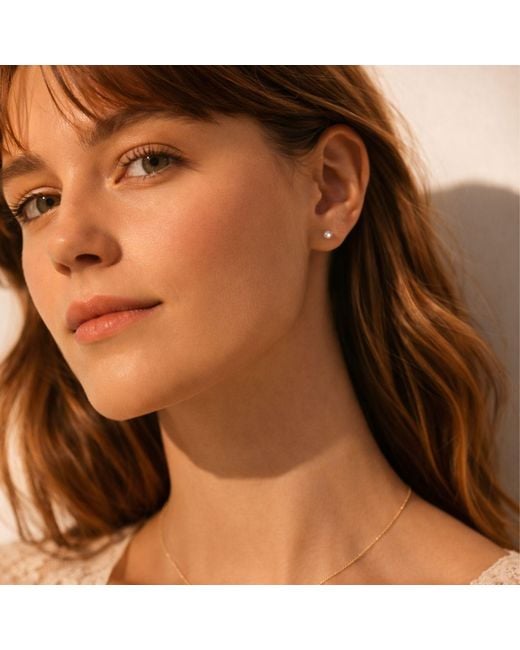 Lily Flo Jewellery Metallic Aurora Sapphire Solitaire Necklace