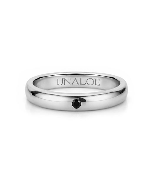 Unaloe Metallic Womwn Diamond Ring for men