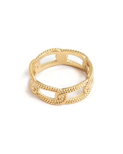 Belinda Jewelz Metallic Rayna Braided Band Ring