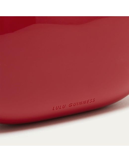 Lulu Guinness Red Lulu Lips Medium Clutch Bag