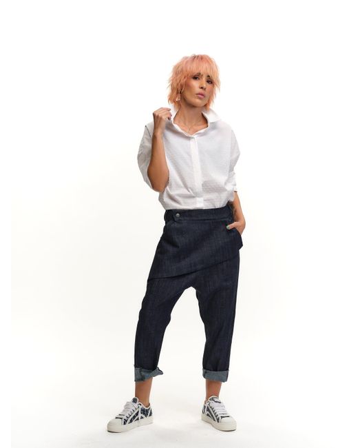 Clothes by Locker Room White Swiss-Dot Button-Down Shirt