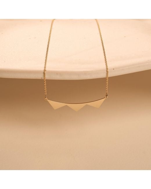 Gallery Metallic Mini Fang Necklace