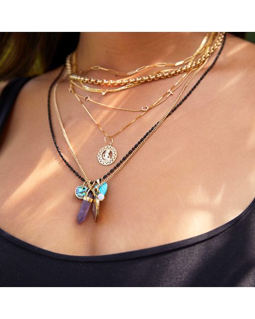 Maya Brenner Metallic Opal Dangle Charm