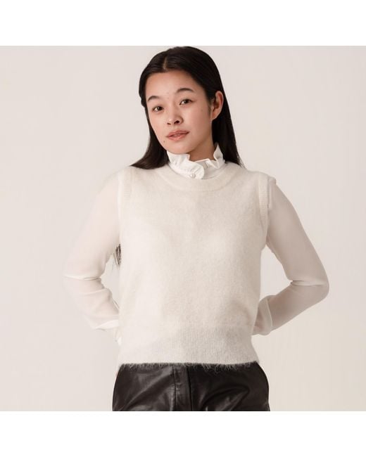 Porridge Knitwear Natural Neutrals Alpaca Julia Tank