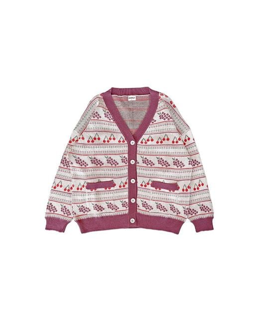 Mabli Pink Neutrals Mio Cardigan