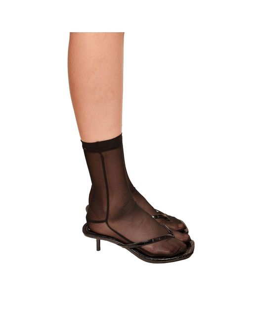 Ioana Ciolacu Black Tabi Socks