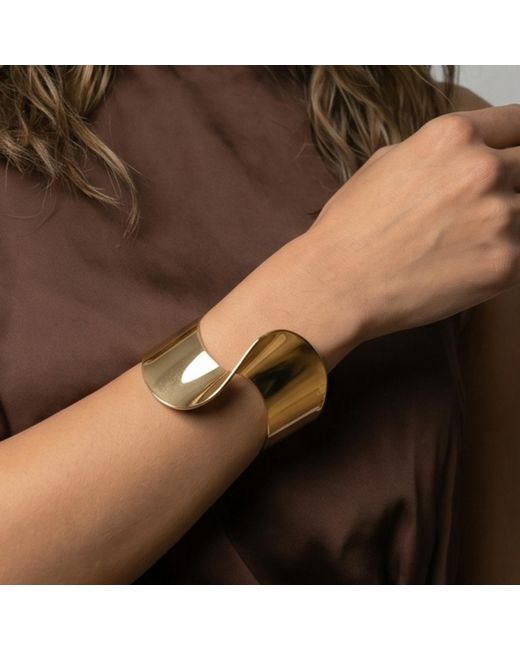 Uchi and Soto Metallic Nami Wave Bangle