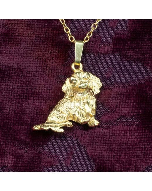 Simon Kemp Jewellers Metallic King Charles Spaniel Pendant