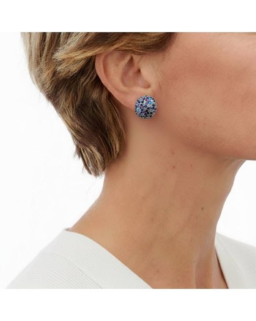 Silver & Elegant Co. White The Orbit Reversible Studs