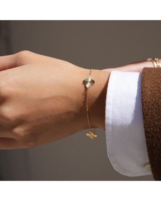Argento Vivo Metallic The Clover Bracelet