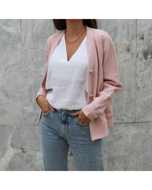 Mimhi Maison Pink Rosie Cardigan