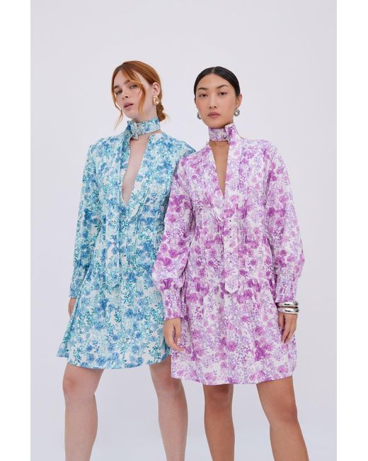 Raishma Blue Veronica Dress