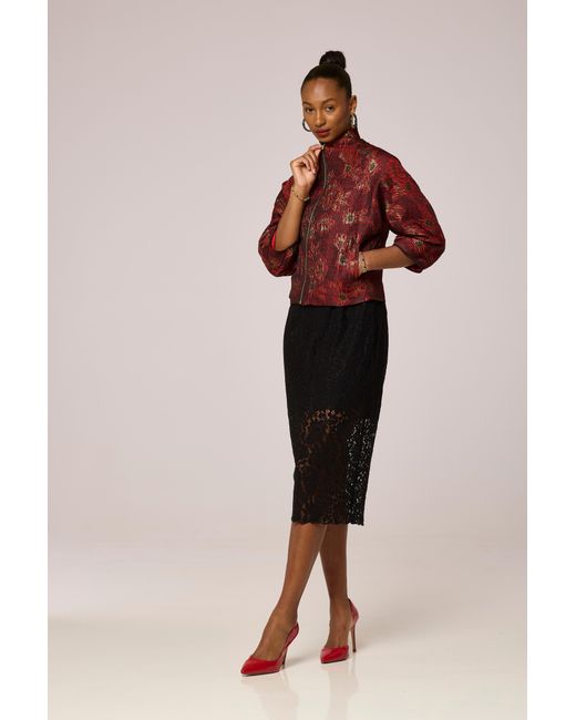 Lioness by Tf Red Blooming Jacket