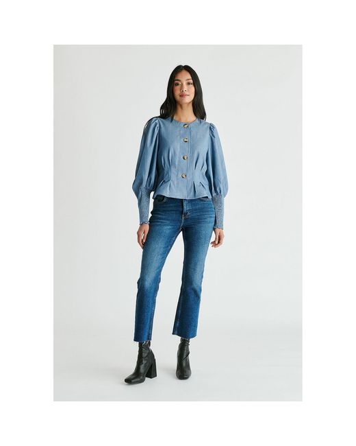 Paisie Blue Denim Effect Jacket