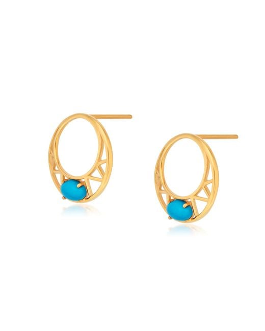 Preeti Sandhu Blue Celestia Hoop