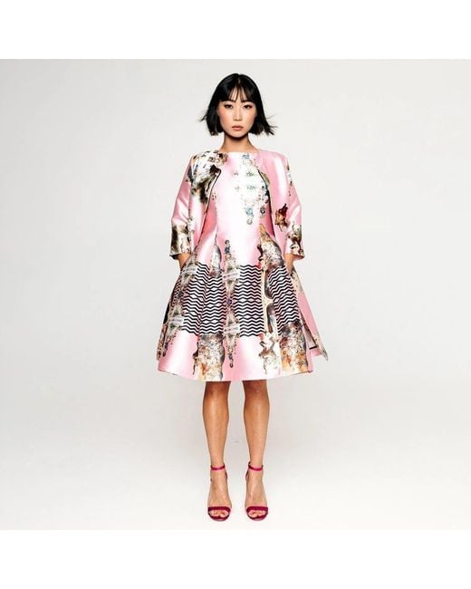 Maxjenny Pink Midi Dress C