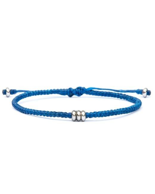 Harbour UK Bracelets Blue Minimalist Rope & Steel. Iron Flow Bracelet for men