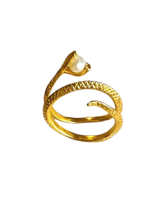 Aki Roc Jewelry Metallic Snake Ring