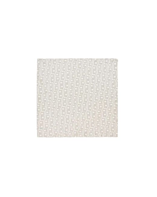 Dāl the Label White Neutrals Monogram Silk Scarf Creme