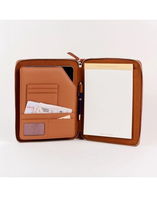 Pack'n Travel Brown Ipad Case Terracotta
