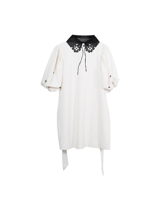 Laura Daili White Statement Heritage Dress