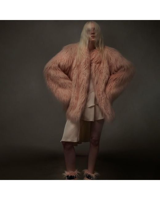 Paloma Lira Pink Freedom Fur