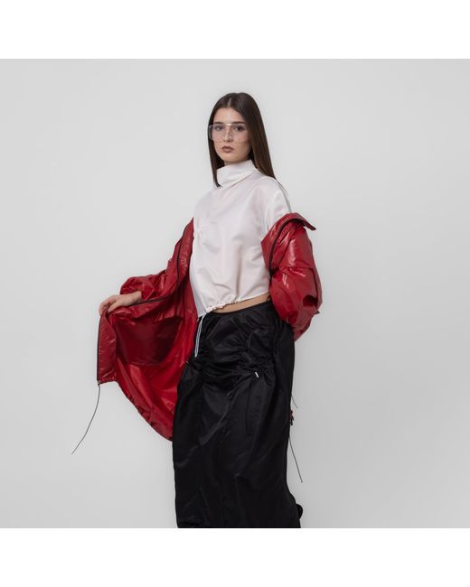 Enxhaline White Chenoa Parachute Off- Shirt