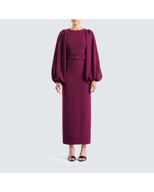 Meem Label Purple Willow Plum Dress