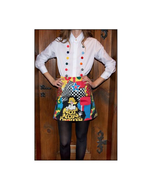 My Pair Of Jeans Multicolor Darling Miniskirt