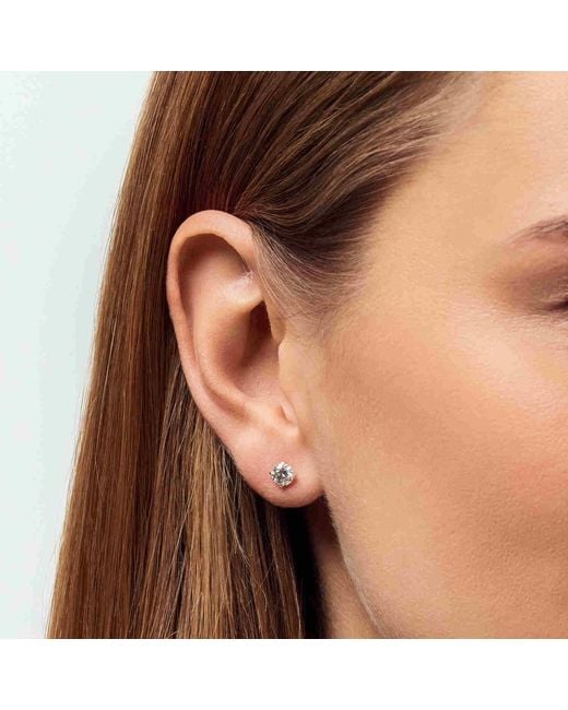 Sif Jakobs Jewellery Metallic Solitaire Earrings Venice