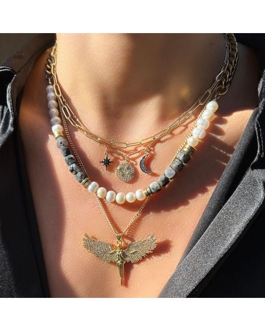 Rachel Nathan Metallic Laws Of Attraction Necklace