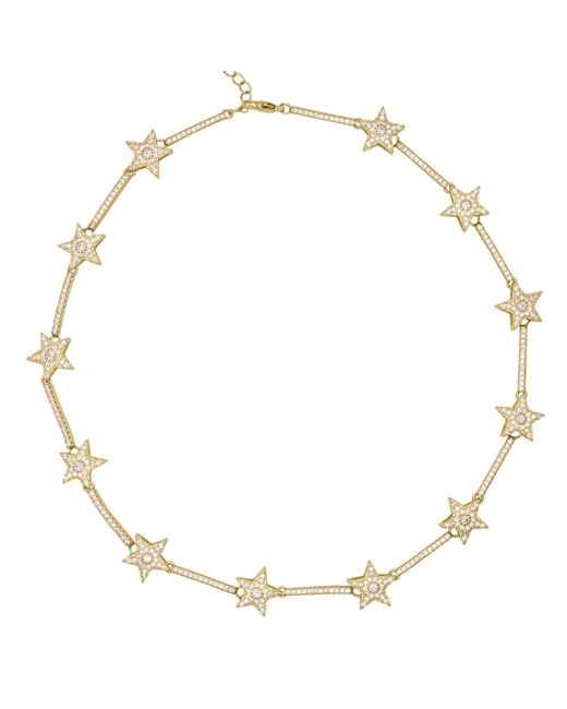 Luna Charles Metallic Margot Sparkling Star Choker