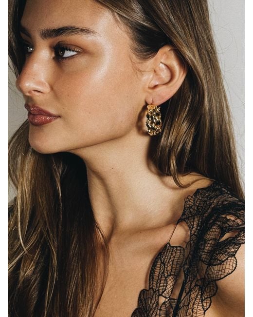 La Pluie Jewellery Metallic Léonie Earrings