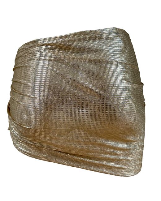 GeeGee Collection Brown Destello Beach Skirt