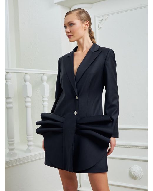 Lumina Eligma Black The Alien Blazer Dress