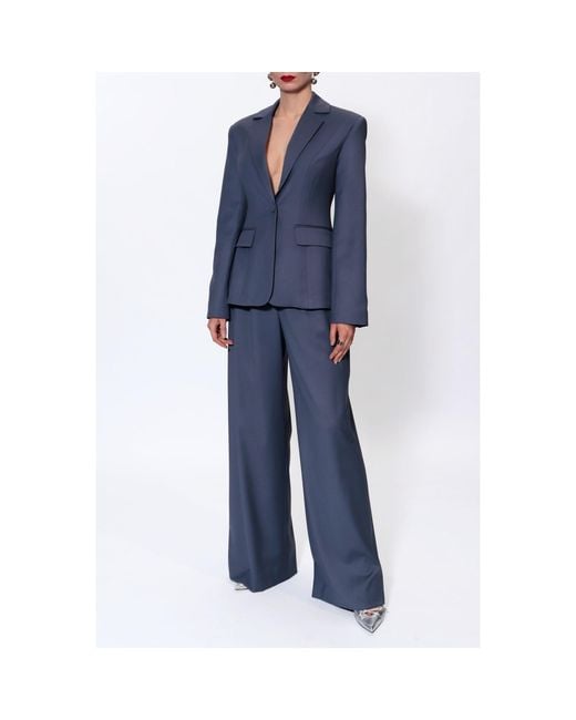 AGGI by HALEWSKI Blue Bonnie Moonlight X Shaped Blazer