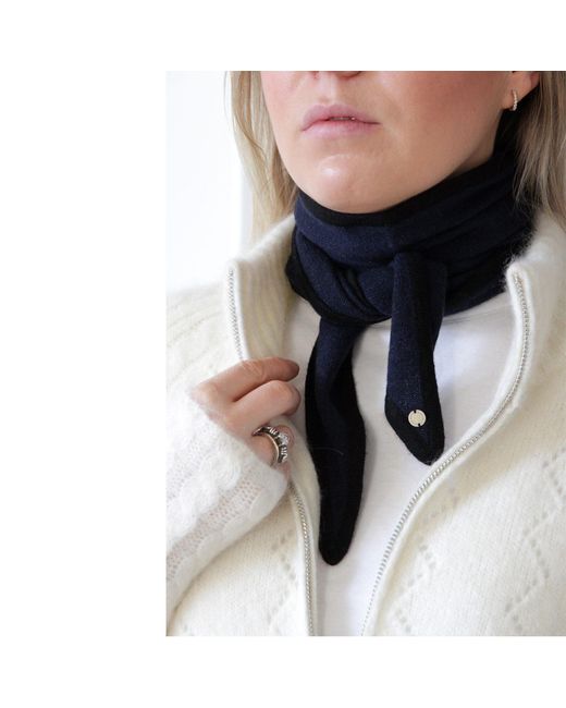 tirillm Blue Ayla Small Neck Scarf